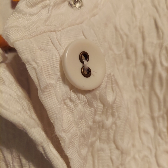 Ruby Rd. White Textured Blazer|12p| - Picture 5 of 11